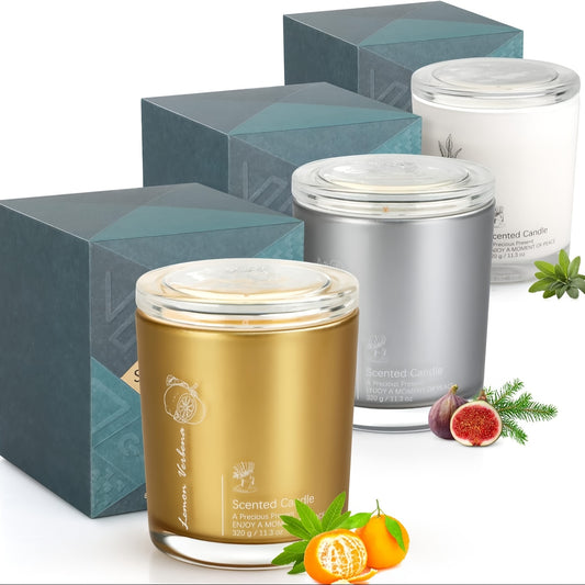 Paquete de 3 velas perfumadas