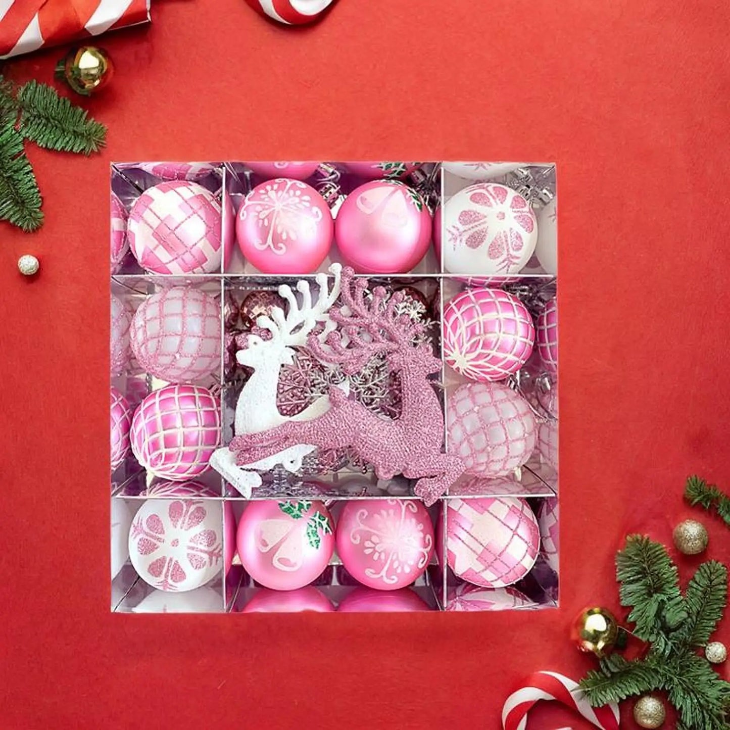 Juego de adornos de bolas de Navidad Colgantes