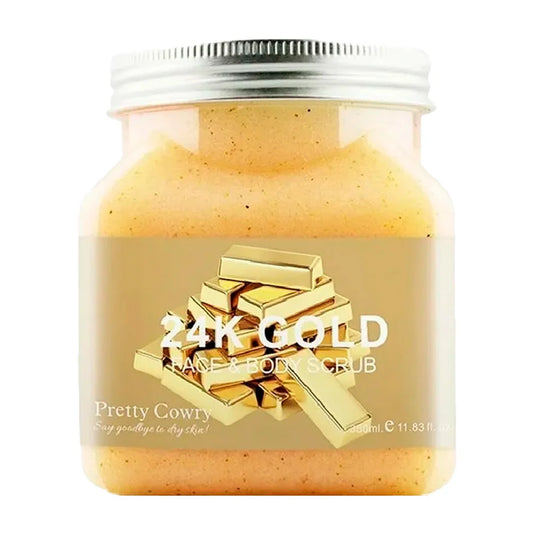 Exfoliante corporal con extracto de oro de 24k Fragancia afrutada