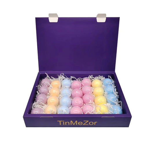 Bomba de baño hechas a mano de 28 piezas