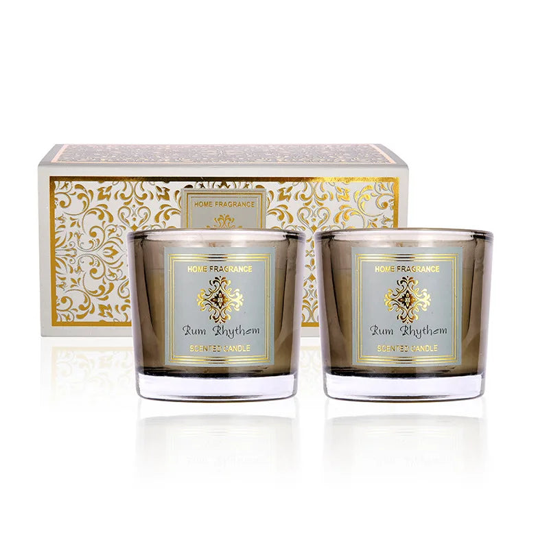 Velas perfumadas de cera de soja orgánica en mini tarro de vidrio de primera calidad