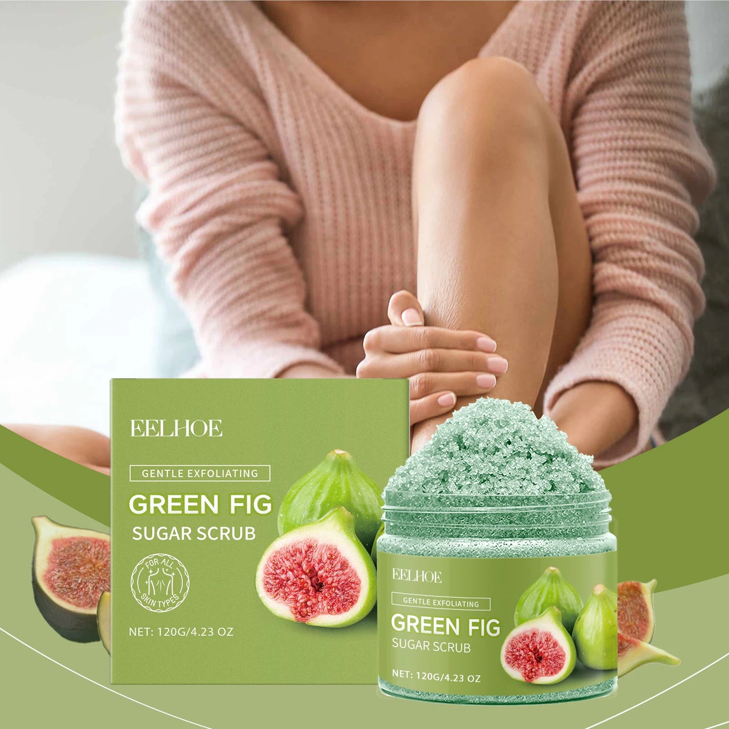 Exfoliante corporal de higo Hidratante, iluminador y suavizante