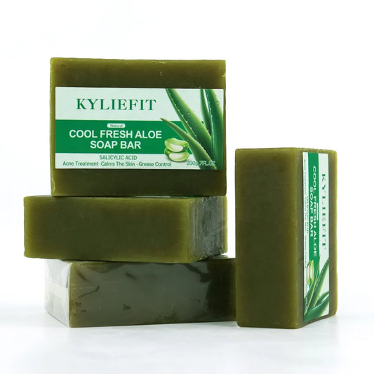 Jabón vegano de aloe vera natural de 200G, hecho a mano