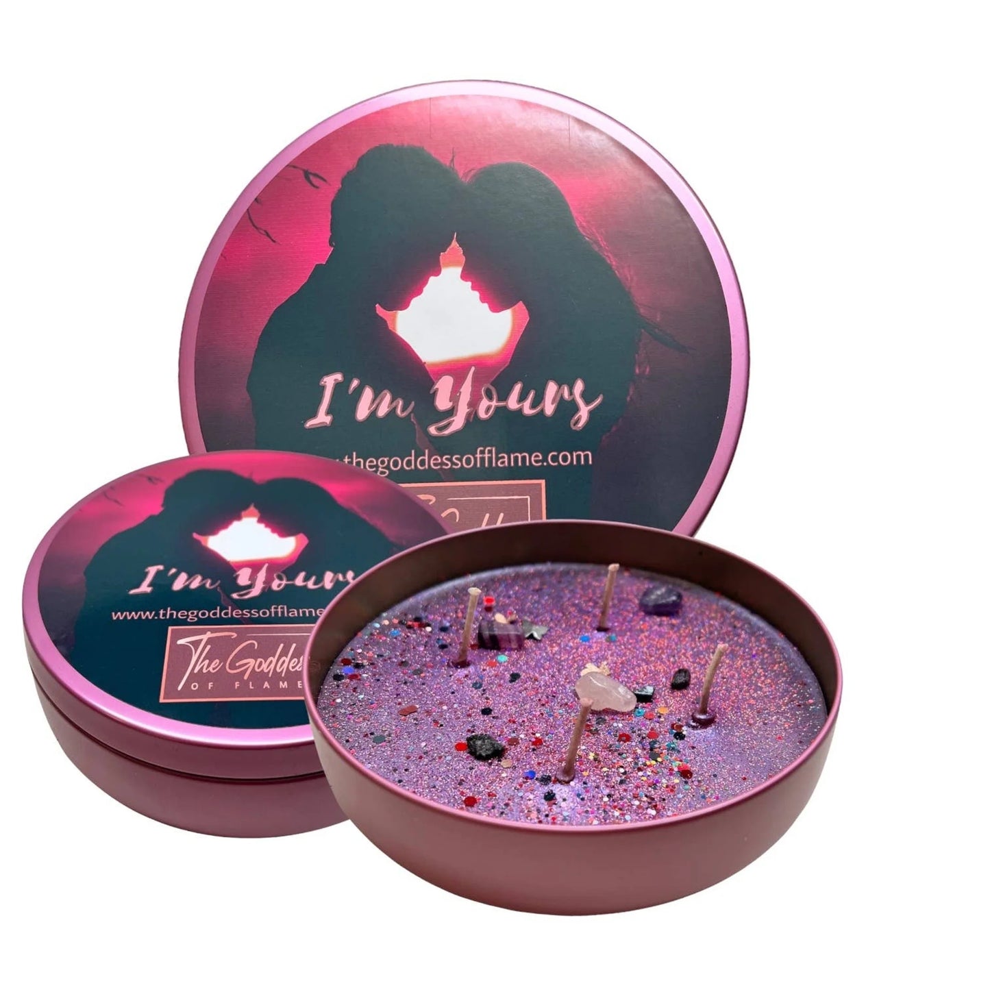 Soy tuyo, velas perfumadas