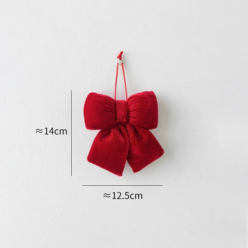 Lazo rojo de terciopelo