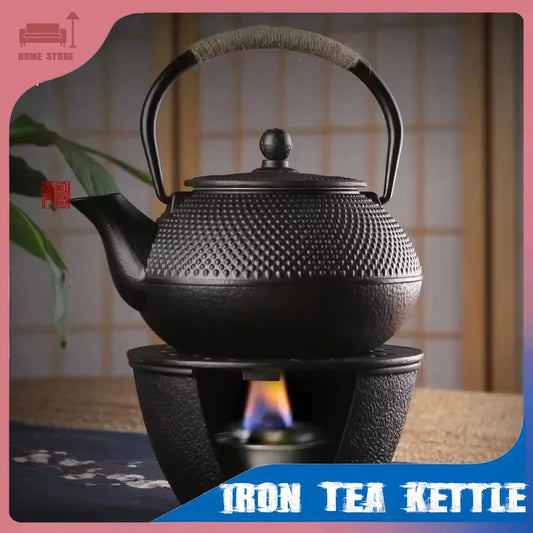 Tetera de hierro fundido japonés