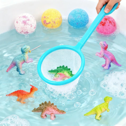 Bombas de baño sorpresa Dino Egg Spa para niños