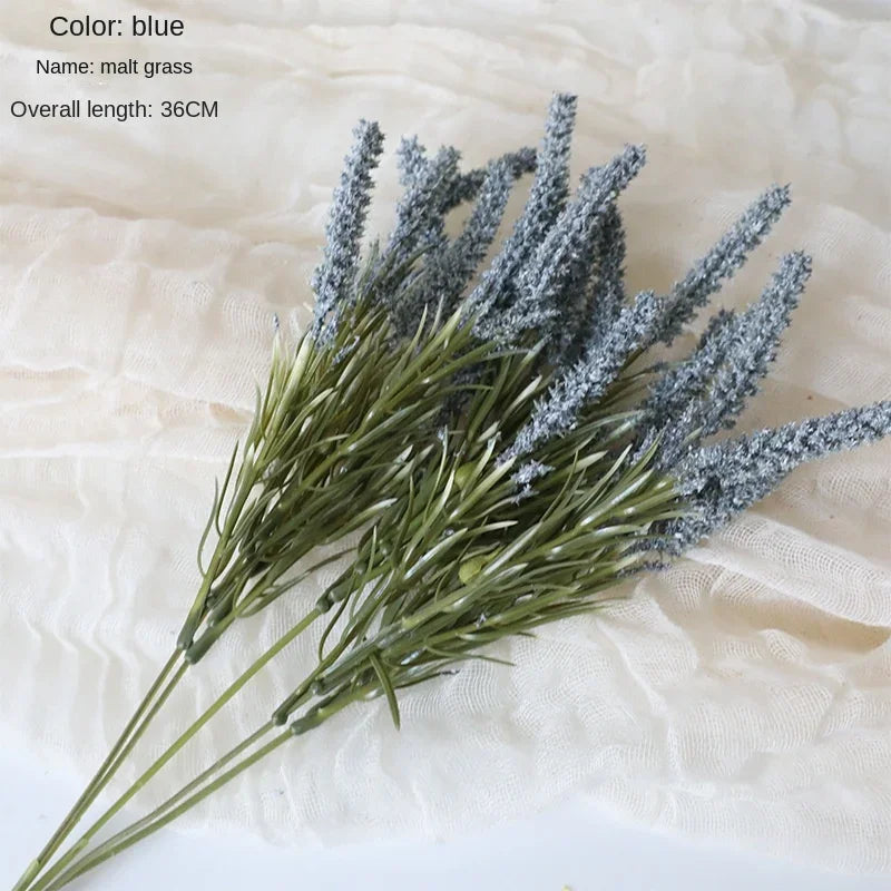 Flor artificial de 36 cm Malta Hierba flores artificiales