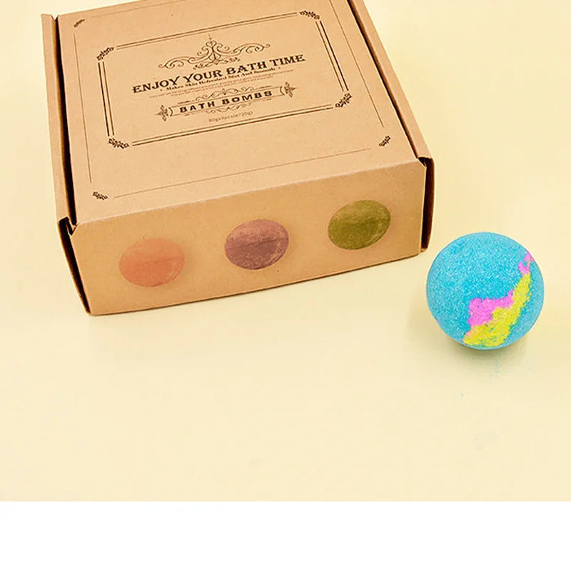 6 piezas Bombas de bolas de baño hechas a mano