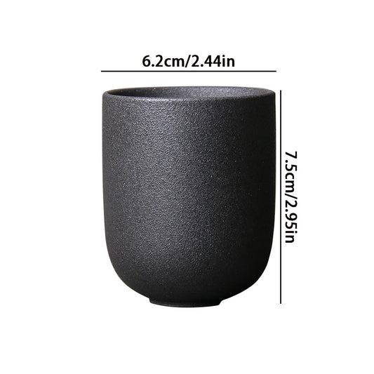 Taza de té y café de cerámica y porcelana estilo japonés de 130 ml