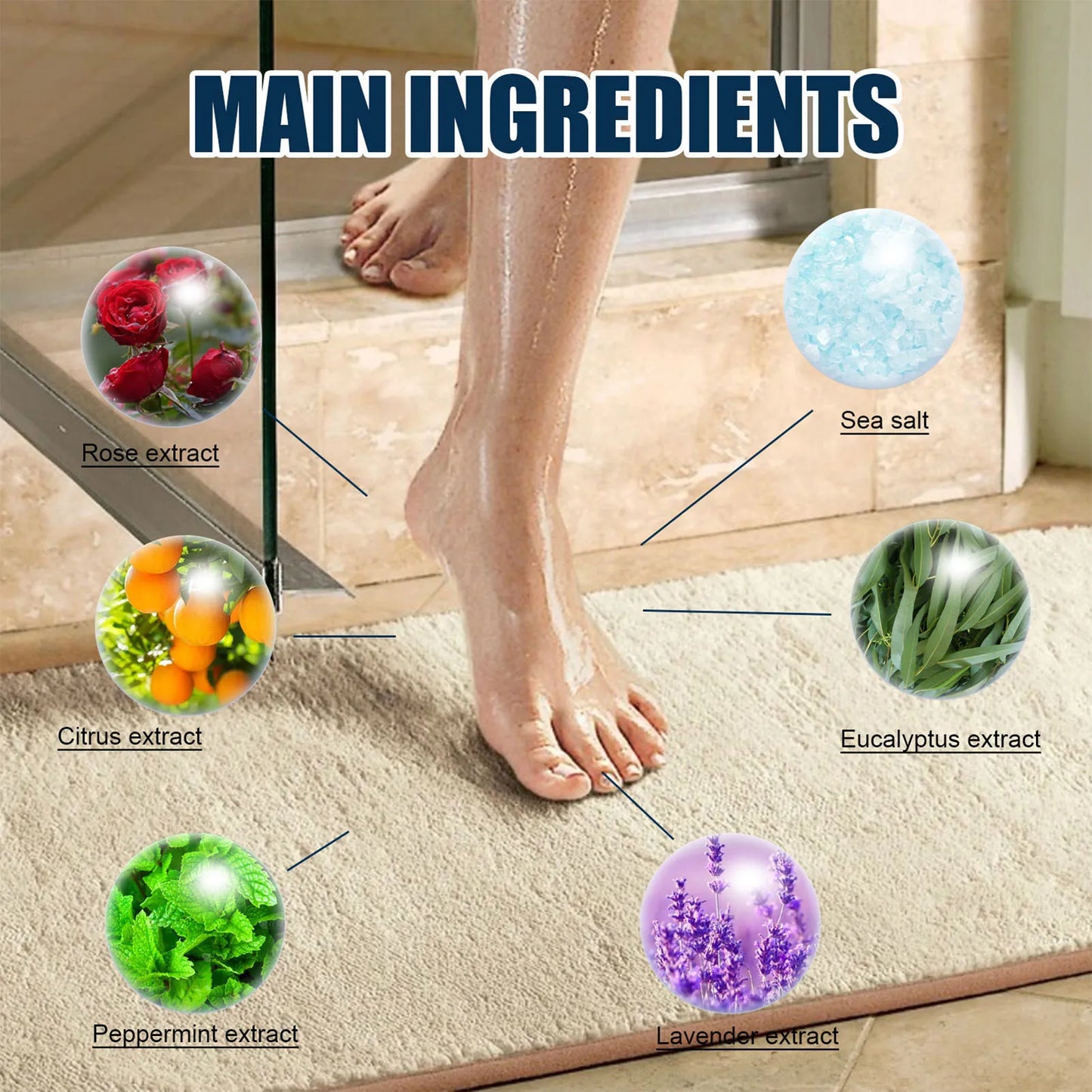 Vapores de ducha de aromaterapia que ayudan a dormir, relajarse, aliviar el estrés