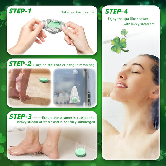 Tabletas de baño con aceites esenciales diferentes aromas