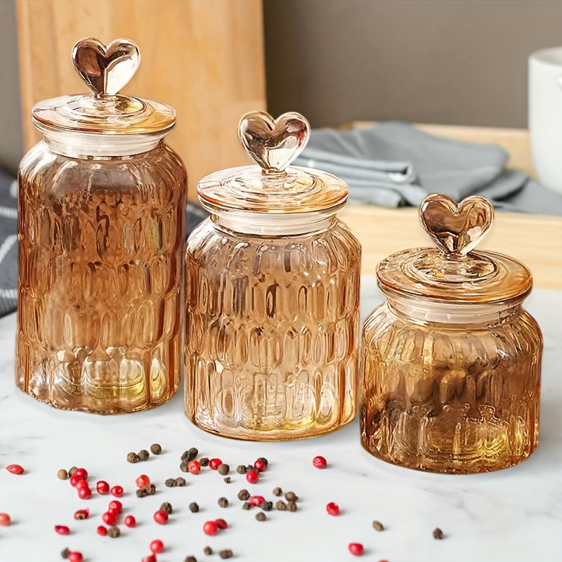 Tarros de almacenamiento de vidrio herméticos