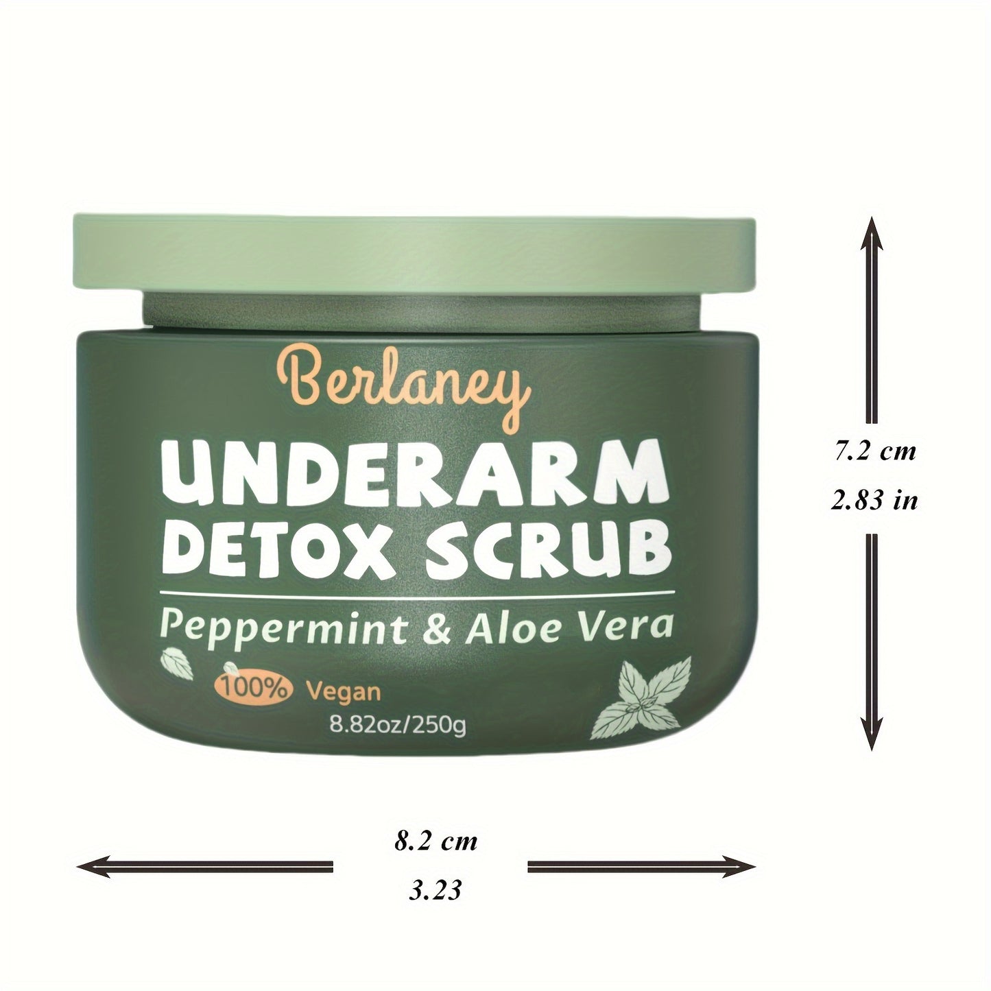 Exfoliante corporal con extractos de nuez, aloe y menta