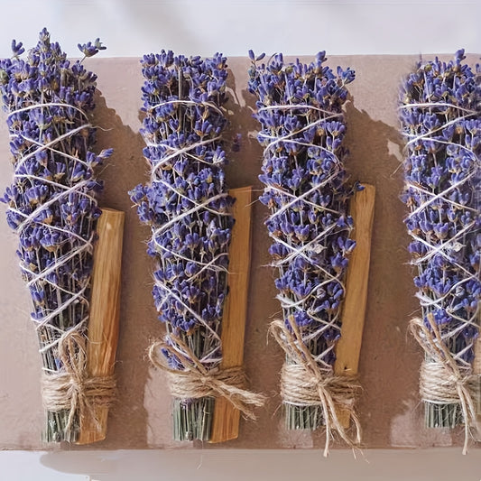 Palos de lavanda de la Madera Sagrada de Perú: calmantes y purificadores