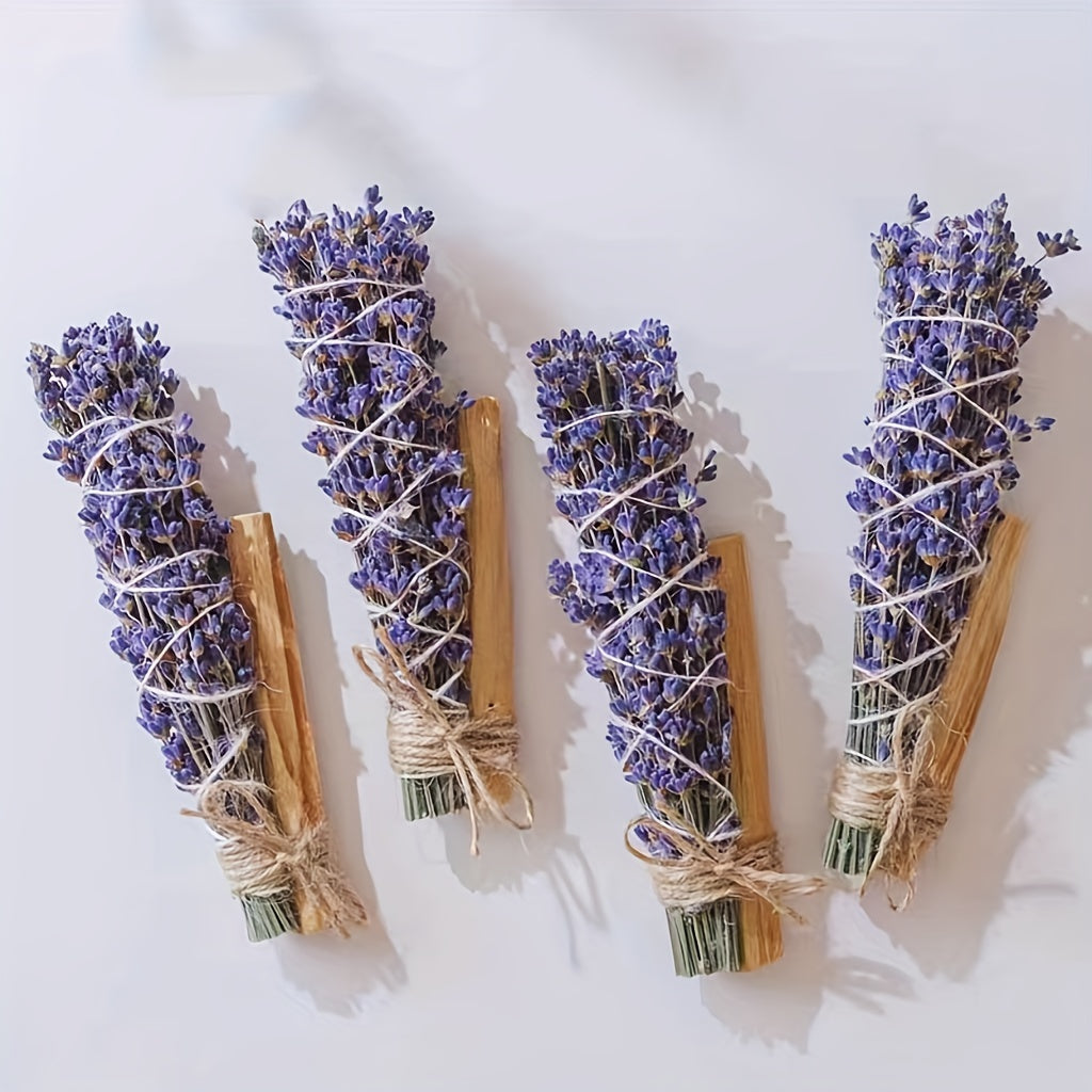 Palos de lavanda de la Madera Sagrada de Perú: calmantes y purificadores