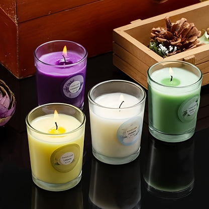 20 velas de cera de soja con mucho aroma | 10 aromas, juego de regalo de velas de tarro de vidrio