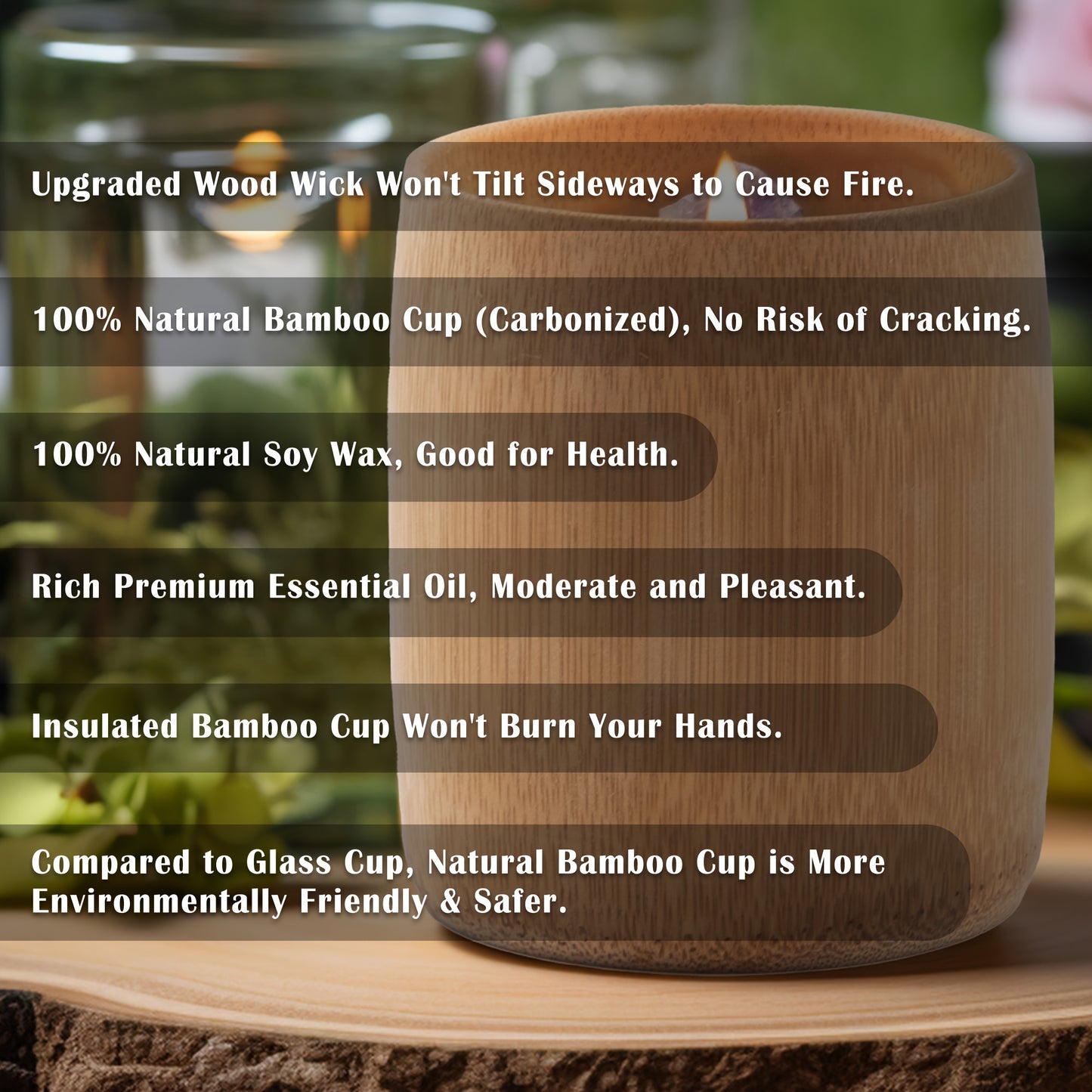 Velas perfumadas calmantes