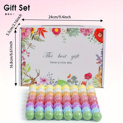 Bombas de baño ricas en aceites esenciales