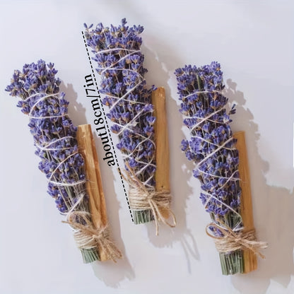 Palos de lavanda de la Madera Sagrada de Perú: calmantes y purificadores
