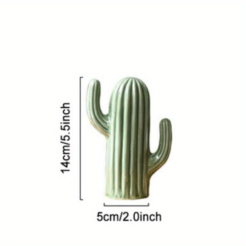 Cactus de cerámica de estilo nórdico