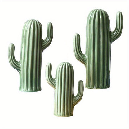 Cactus de cerámica de estilo nórdico