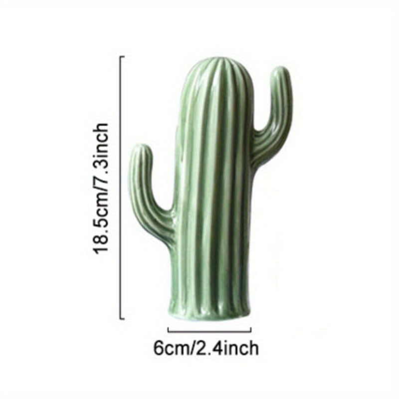 Cactus de cerámica de estilo nórdico