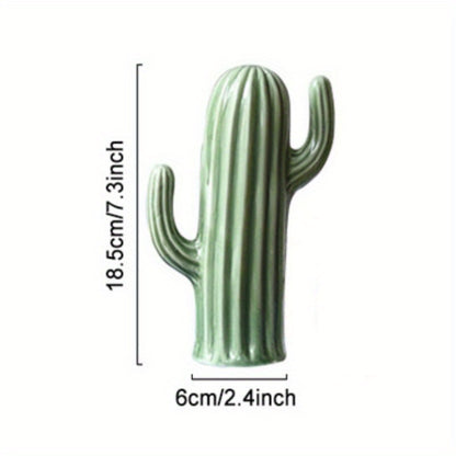 Cactus de cerámica de estilo nórdico