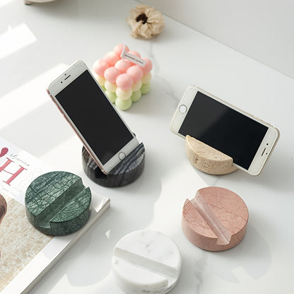 Waterproof natural stone phone stand