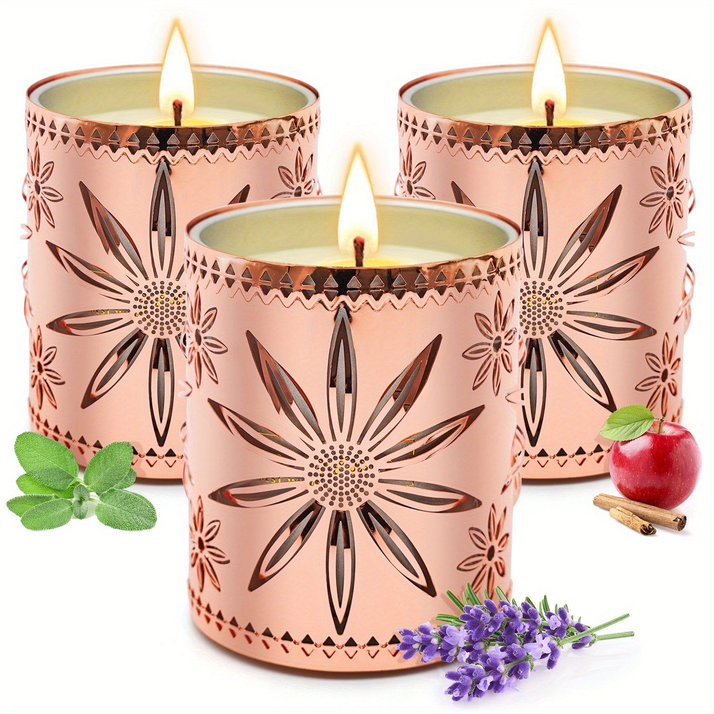 Paquete de 6 velas perfumadas 
velas de aromaterapia