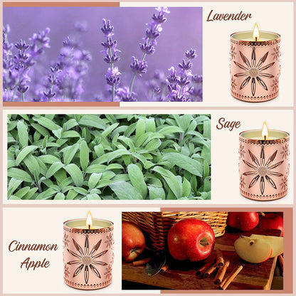 Paquete de 6 velas perfumadas 
velas de aromaterapia