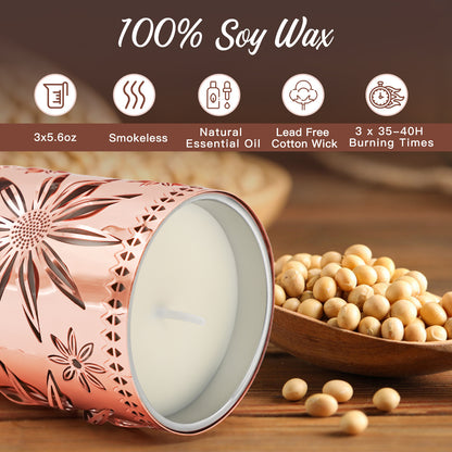 Paquete de 6 velas perfumadas 
velas de aromaterapia