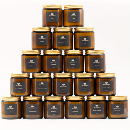 Juego de regalo de velas perfumadas de 20 piezas - Regalos de velas de soja de 80 oz