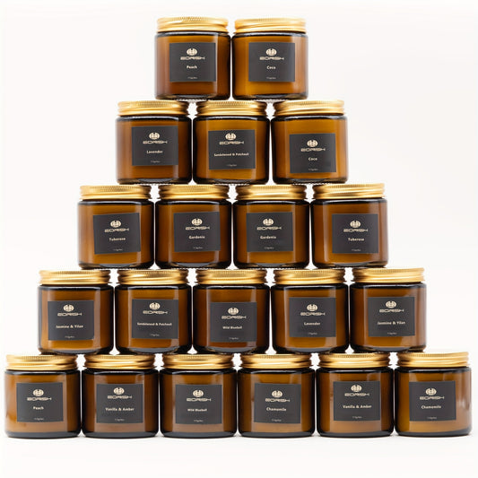 Juego de regalo de velas perfumadas de 20 piezas - Regalos de velas de soja de 80 oz