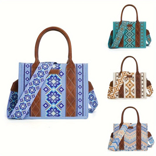 Bolso de mano estilo azteca