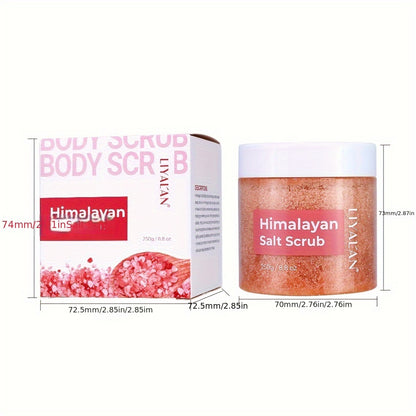 Exfoliante corporal de sal marina del Himalaya