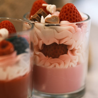 Velas perfumadas diseñadas a mano