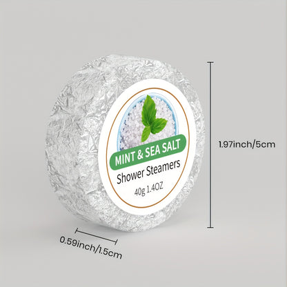 Paquete de 18 bombas de baño de eucalipto y menta