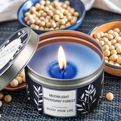 Paquete De 3 Velas Perfumadas De Soja De Larga Duración