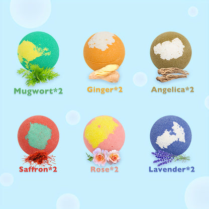 Juego de bomba de baño con aceites esenciales