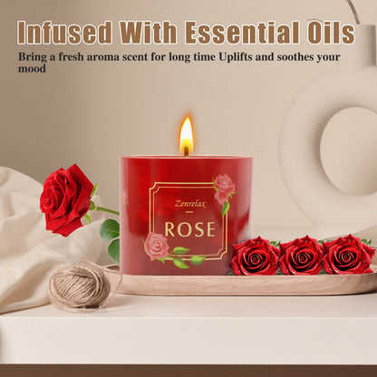 Sets 4piezas de velas perfumadas de soja natural