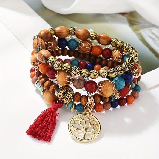 Pulsera hecha a mano - Estilo bohemio elegante