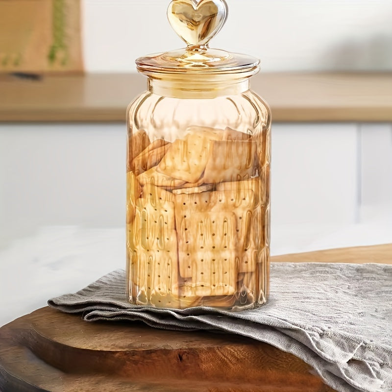 Tarros de almacenamiento de vidrio herméticos