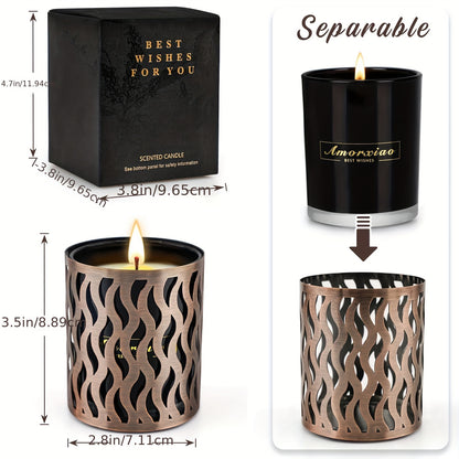 120-hour black soy candles