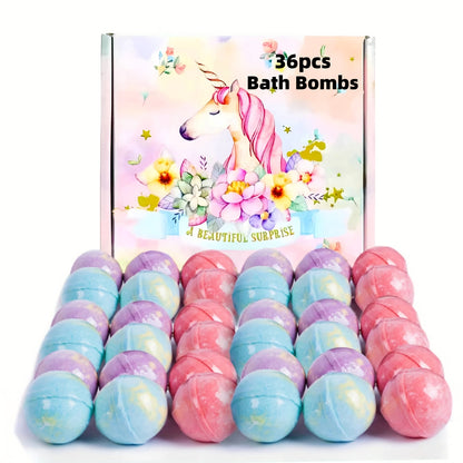 36 piezas Mini bombas de baño