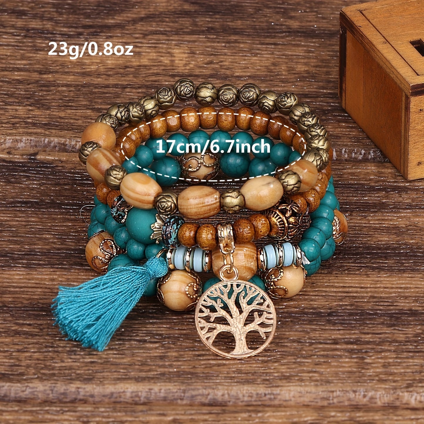 Pulsera hecha a mano - Estilo bohemio elegante