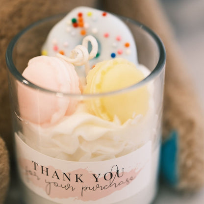 Velas perfumadas diseñadas a mano