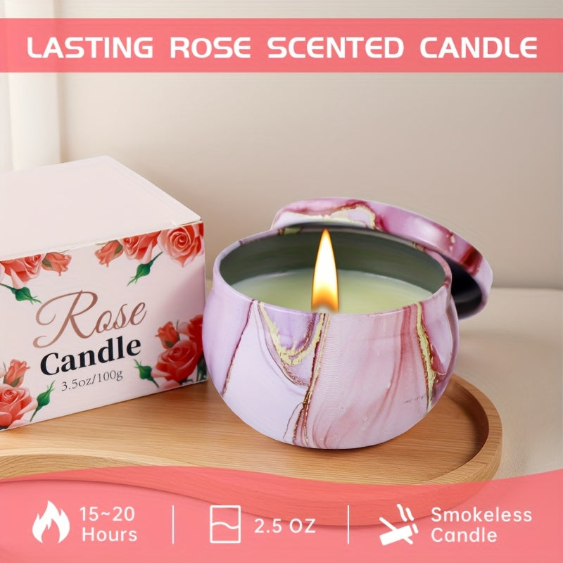 Set de regalo de baño con velas perfumadas de rosa, flores secas, bolas de sal de baño, tazas de agua, máscaras para los ojos, tarjetas de regalo, mantas, jabones, calcetines, cintas para el cabello