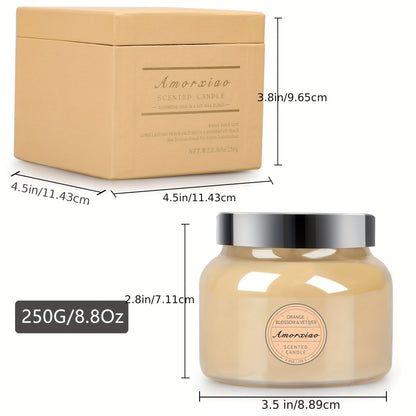 Vela perfumada aromaterapia de flor de azahar