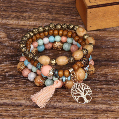 Pulsera hecha a mano - Estilo bohemio elegante